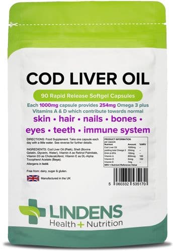 Cod Liver Oil 1000mg
