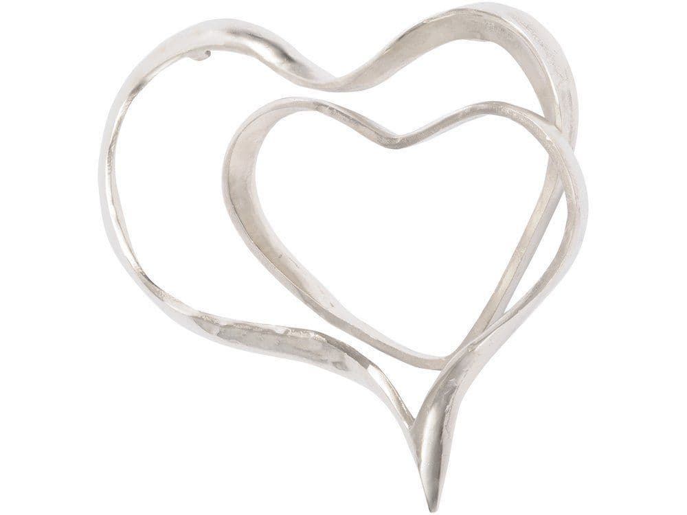 Abstract Silver Heart Wall Sculpture Silver Hearts Metal Wall Hanging Abstract Silver Heart Wall Sculpture Silver Hearts Metal Wall Hanging