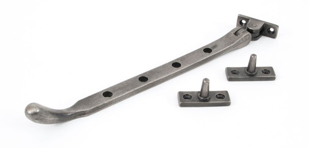 From The Anvil 33747 Antique Pewter 10" Peardrop Window Stay