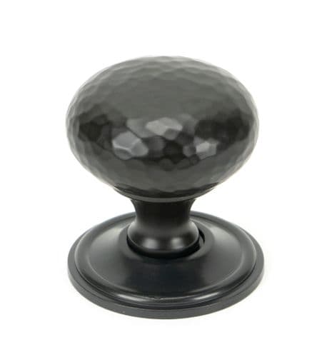 From The Anvil 46029 Aged Bronze Hammered Mushroom Cabinet Knob 38mm