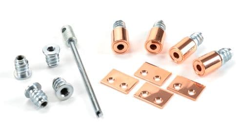 From The Anvil 47075 Polished Bronze Secure Stops (Pack of 4)