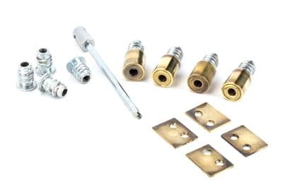 From The Anvil 49592 Aged Brass Secure Stops (Pack of 4)