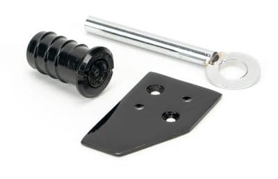 From The Anvil 49918 Black Key-Flush Sash Stop