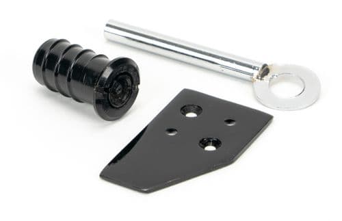 From The Anvil 49918 Black Key-Flush Sash Stop