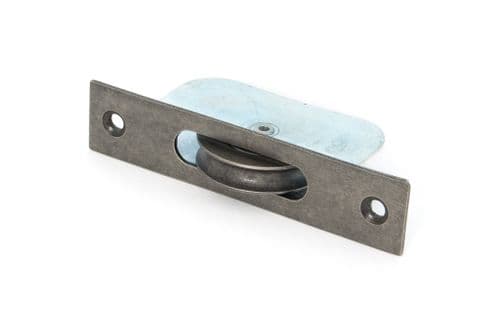 From The Anvil 83641 Antique Pewter Square Ended Sash Pulley 75kg