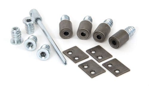 From The Anvil 83644 Antique Pewter Secure Stops (Pack of 4)