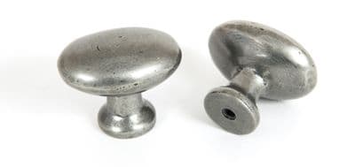 From The Anvil 83787 Pewter Oval Cabinet Knob