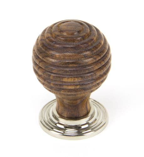 From The Anvil 83873 Rosewood and PN Beehive Cabinet Knob 35mm