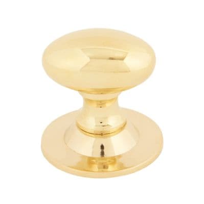 From The Anvil 83885 Polished Brass Oval Cabinet Knob 33mm