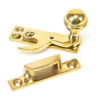 From The Anvil 83889 Polished Brass Prestbury Sash Hook Fastener