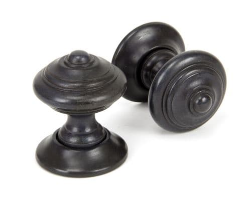 From The Anvil 90297 Aged Bronze Elmore Concealed Mortice Knob Set