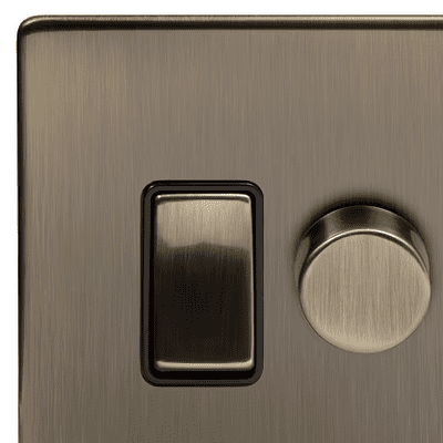 Antique Brass Switch & Dimmer Combinations