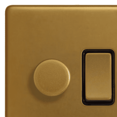 Antique Gold Switch & Dimmer Combinations