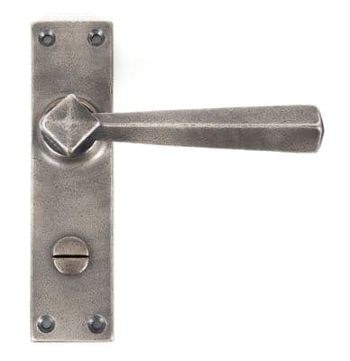 Antique Pewter Door Lever Handles