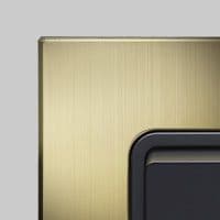 Aura Screwless Brushed Brass