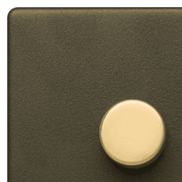 Bronze & Brushed Brass Dimmer Switches