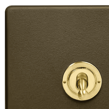 Bronze & Brushed Brass Toggle Switches