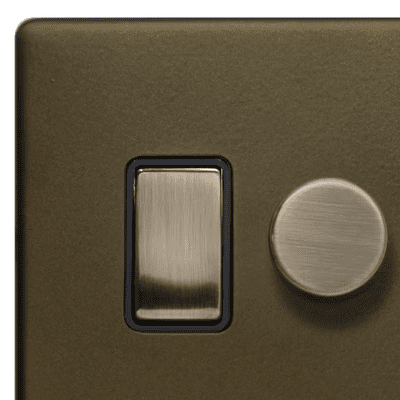 Bronze Switch & Dimmer Combinations