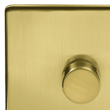 Brushed Brass Dimmer Switches