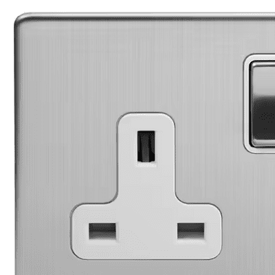 Brushed Chrome Switches & Sockets