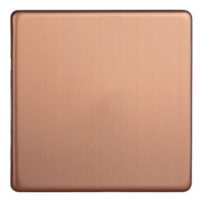 Brushed Copper Screwless