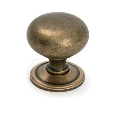 Burnished Brass Cabinet Knobs
