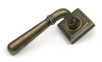 Burnished Brass Door Lever Handles