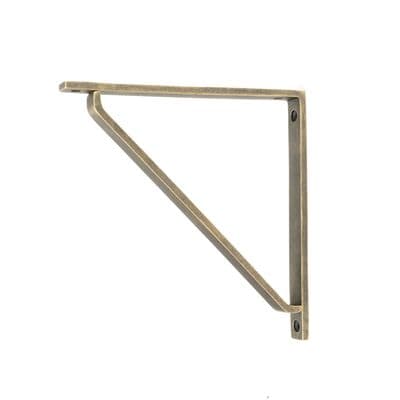 Burnished Brass Shelf Brackets