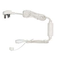 ConnectPro MV032 White Outdoor 5m LED String Lights, Connectable, White Rubber Cable