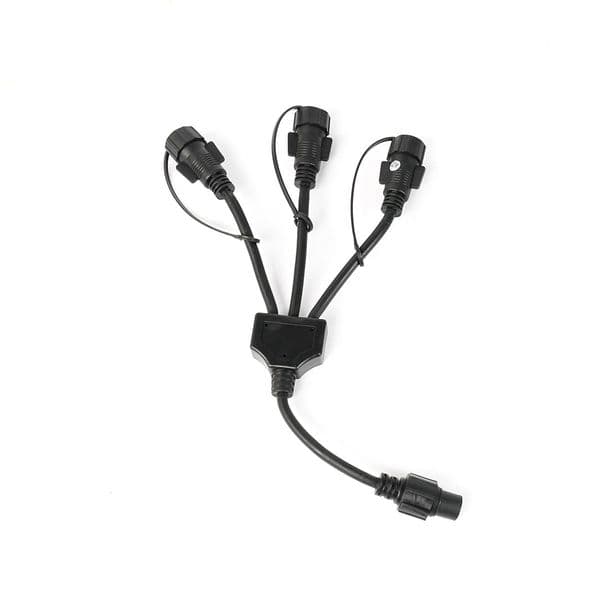 ConnectPro MV057B 3 Way Black Connector, Connectable