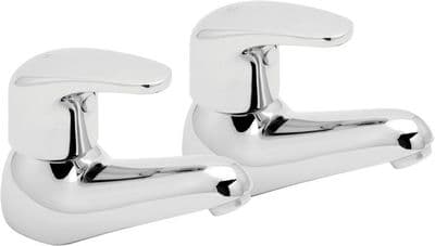 Deva ADORE101 Adore Chrome Lever Basin Taps (pair)