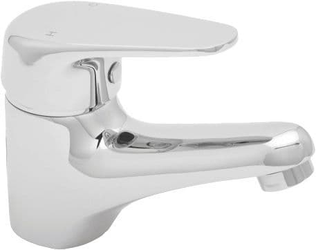 Deva ADORE113 Adore Chrome Mono Basin Mixer Tap with Press Top Waste