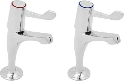 Deva DLV103 Lever Action Chrome Kitchen Sink Taps 6