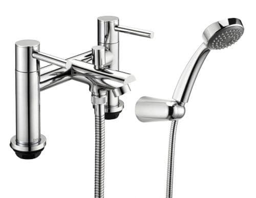 Deva INS106 Insignia Lever Chrome Bath Shower Mixer Tap