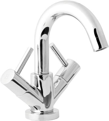 Deva INS120 Insignia Chrome Mono Basin Mixer Tap with Press Top Waste