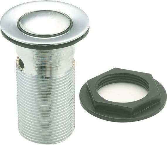Deva PTW300/017 Slotted Chrome Press Top Click Clack Basin Waste