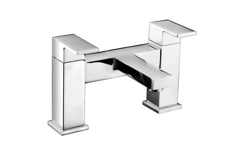 Deva SAVV2108 Savvi Square Lever Deck Mounted Chrome Bath Filler Tap