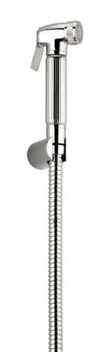Deva SHA02 Brass Shataff Chrome Shower Handset Valve with Hose & Wall Bracket
