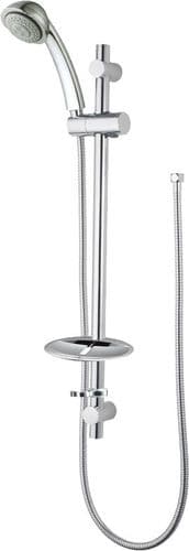 Deva SIGKITM02 Chrome Adjustable Slider Rail Shower Kit with 3 Mode Shower Head