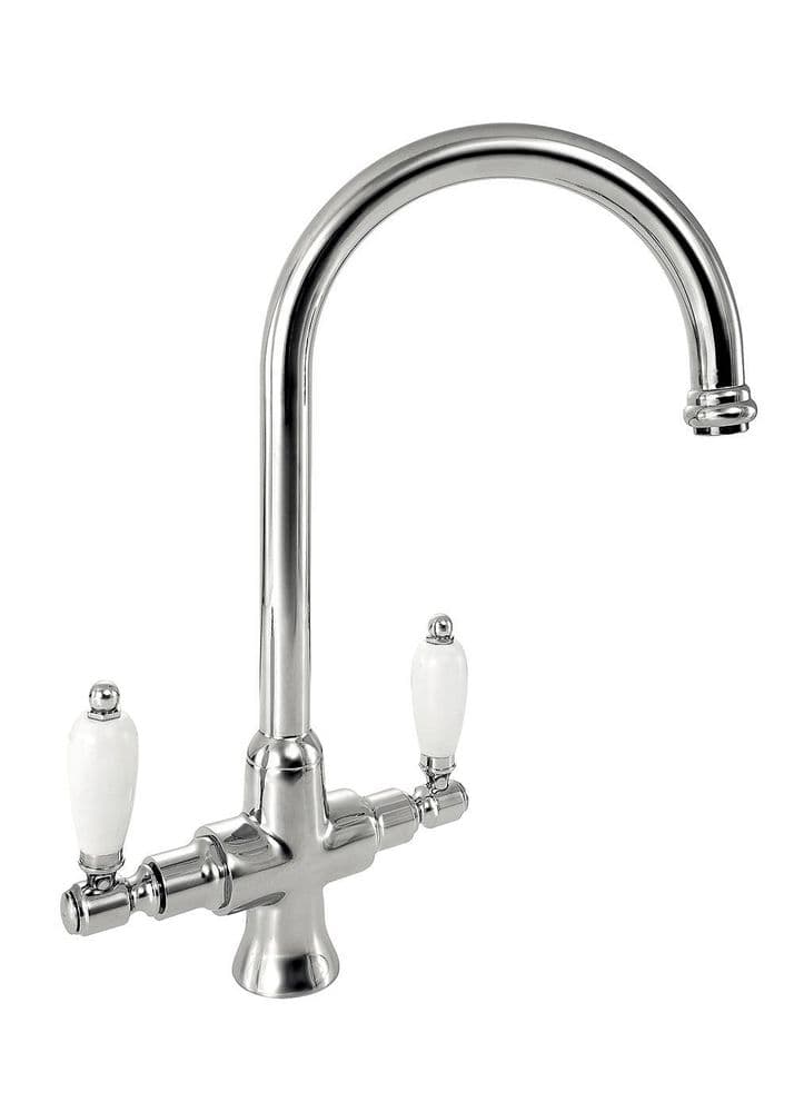 Deva SM056 Georgian Traditional Chrome Mono Kitchen Sink Mixer Tap