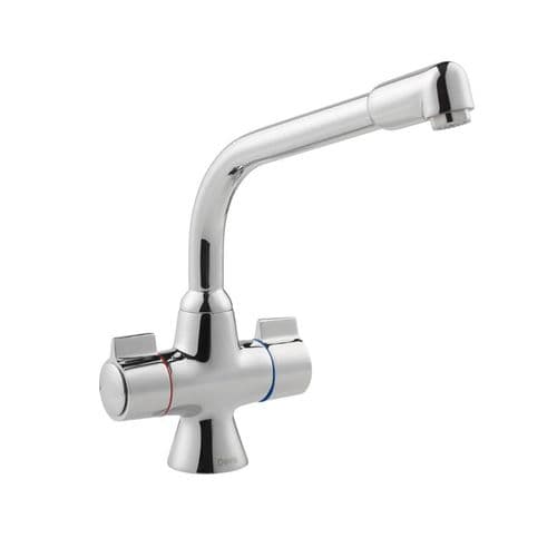 Deva SMS172 Chrome Mono Kitchen Sink Mixer Tap with Divided Hot & Cold Flow