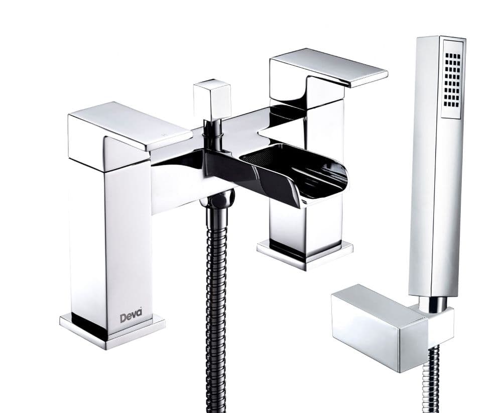 Deva SPA2106 Sparkle Waterfall Cascade Chrome Bath Shower Mixer Tap