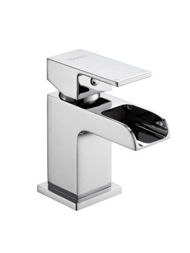 Deva SPA2313 Sparkle Waterfall Cascade Chrome Small Mini Mono Basin Mixer Tap