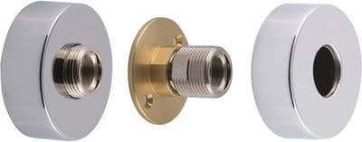 Deva SPE11 Chrome Easy Fit for Bar Shower (pair) Fit Bar Valves to Existing Pipework