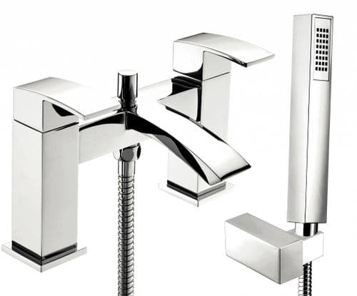 Deva SWO2106 Swoop Curved Spout Chrome Bath Shower Mixer Tap