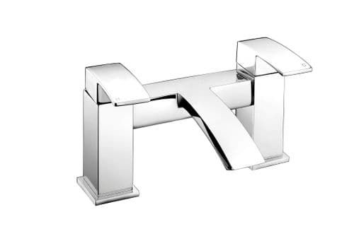 Deva SWO2108 Swoop Curved Spout Chrome Bath Filler Mixer Tap