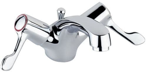 Deva VL113 Vitality Lever Action Chrome Mono Basin Mixer Tap with Pop Up Waste 3" Lever