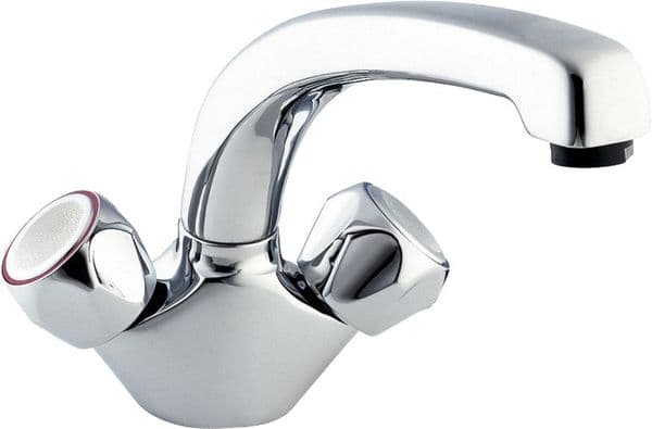 Deva VR104 Vitality Round Handle Chrome Mono Kitchen Sink Mixer Tap