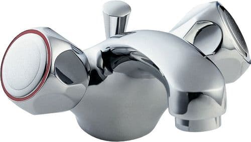 Deva VR113 Vitality Chrome Mono Basin Mixer Tap with Pop Up Waste
