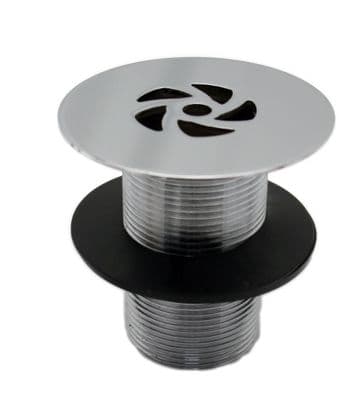 Deva WSTGR112/UNS Chrome Grated Waste 1 1/2